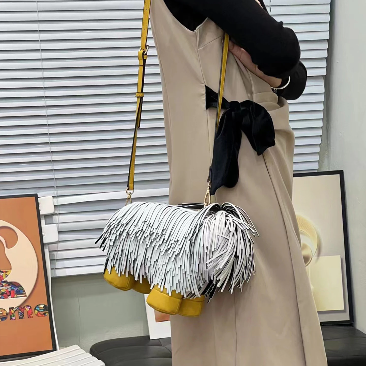Women'S Bags New Look - New Tassel Puppy Shaped Bag Women