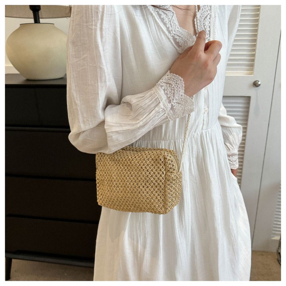 Women'S Bags Holiday - Trendy Women Summer Woven Crossbody Bag