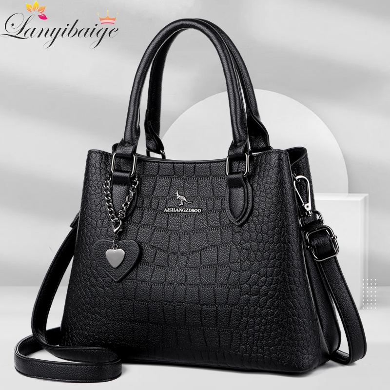 Women'S Bags Jacquemus - Genuine Brand Leather 3 Layers Alligator