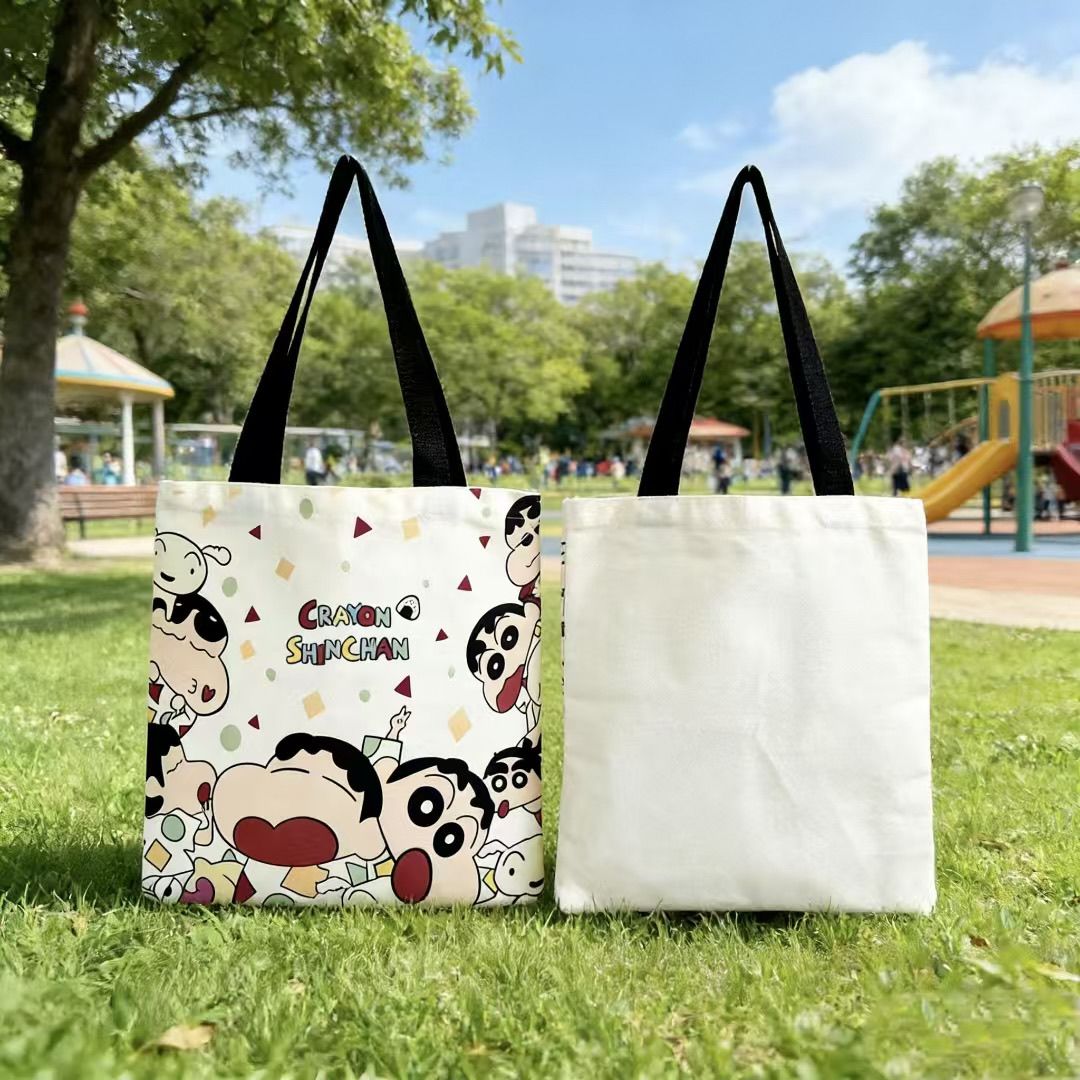 Women Bags 2026 Trends - 2026 New Crayon Shin-chan Canvas Tote