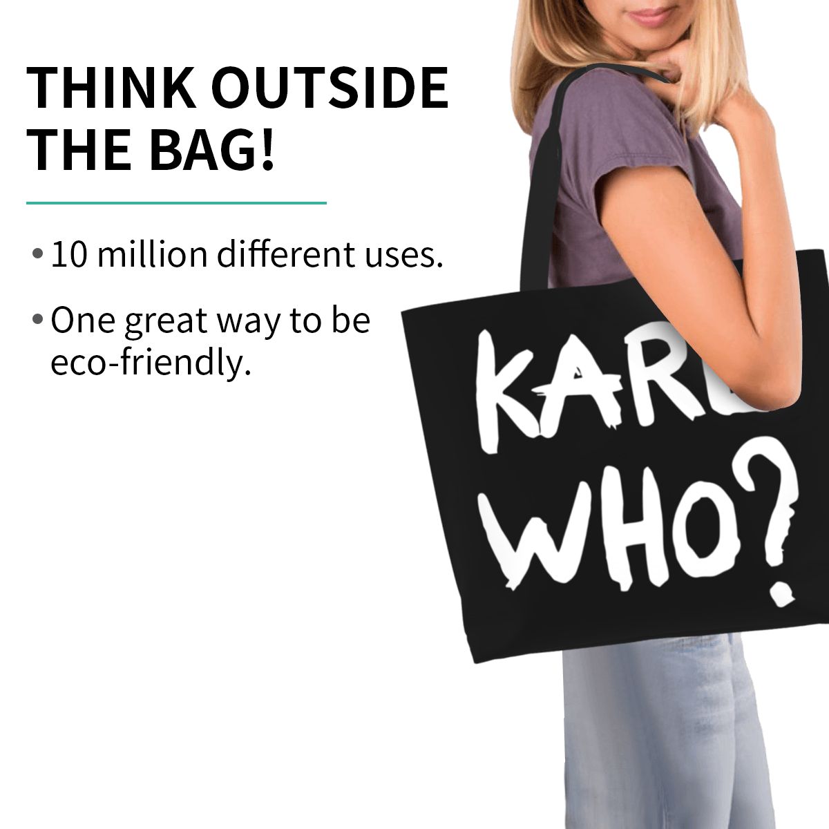 Custom Kawaii Karl Who Slogan  - Women'S Karl Bags 评论和价格