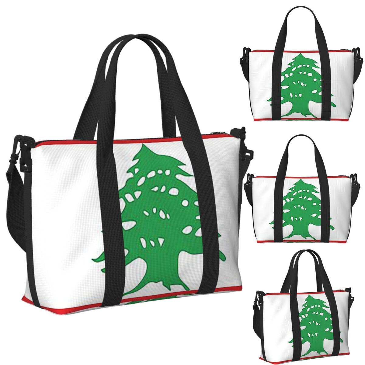 Custom Flag Of Lebanon Beach T - Women Bags Lebanon 评论和价格