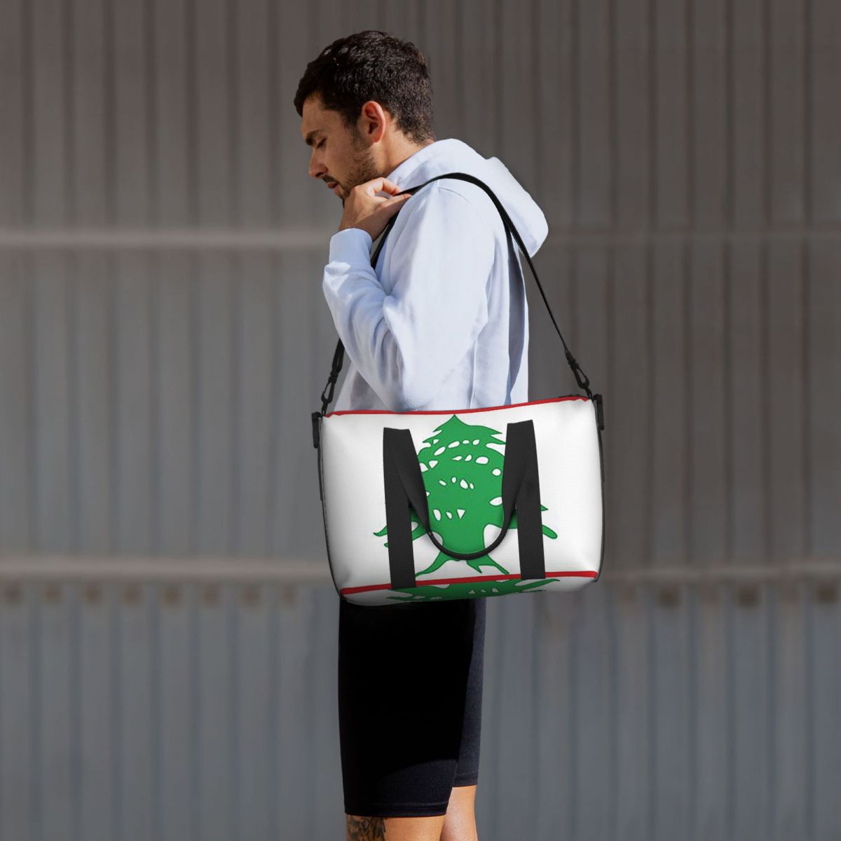 Custom Flag Of Lebanon Beach T - Women Bags Lebanon 评论和价格