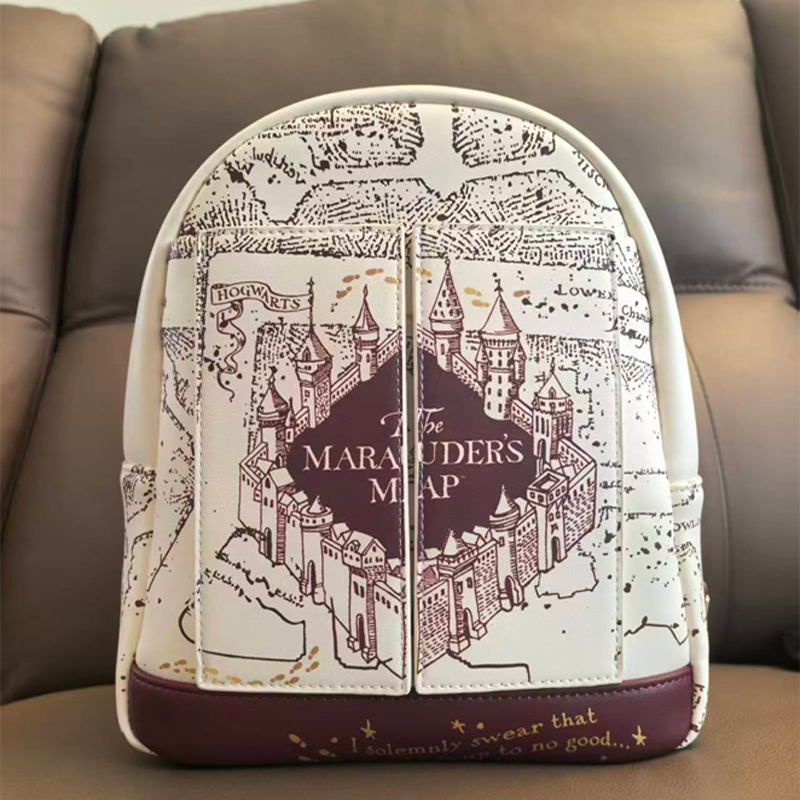 Harry Potter Map Printed Cospl - Mini Backpack Women 评论和价格