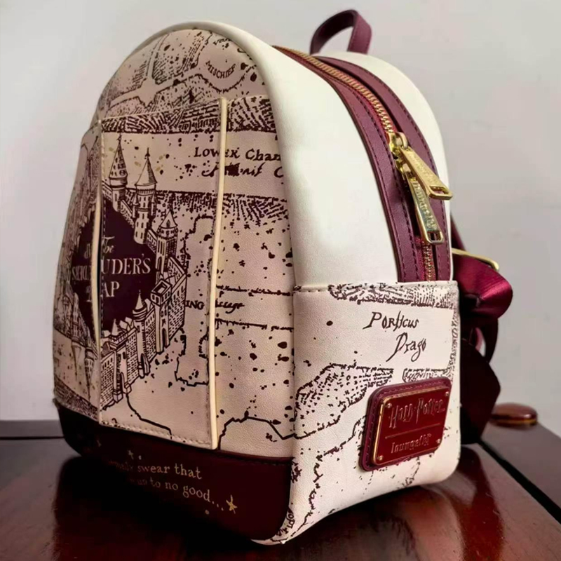 Harry Potter Map Printed Cospl - Mini Backpack Women 评论和价格