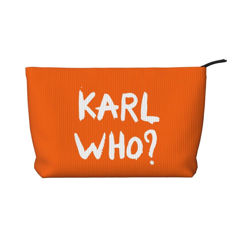 Karl Who Slogan Makeup Bag for - Women'S Karl Bags 评论和价格
