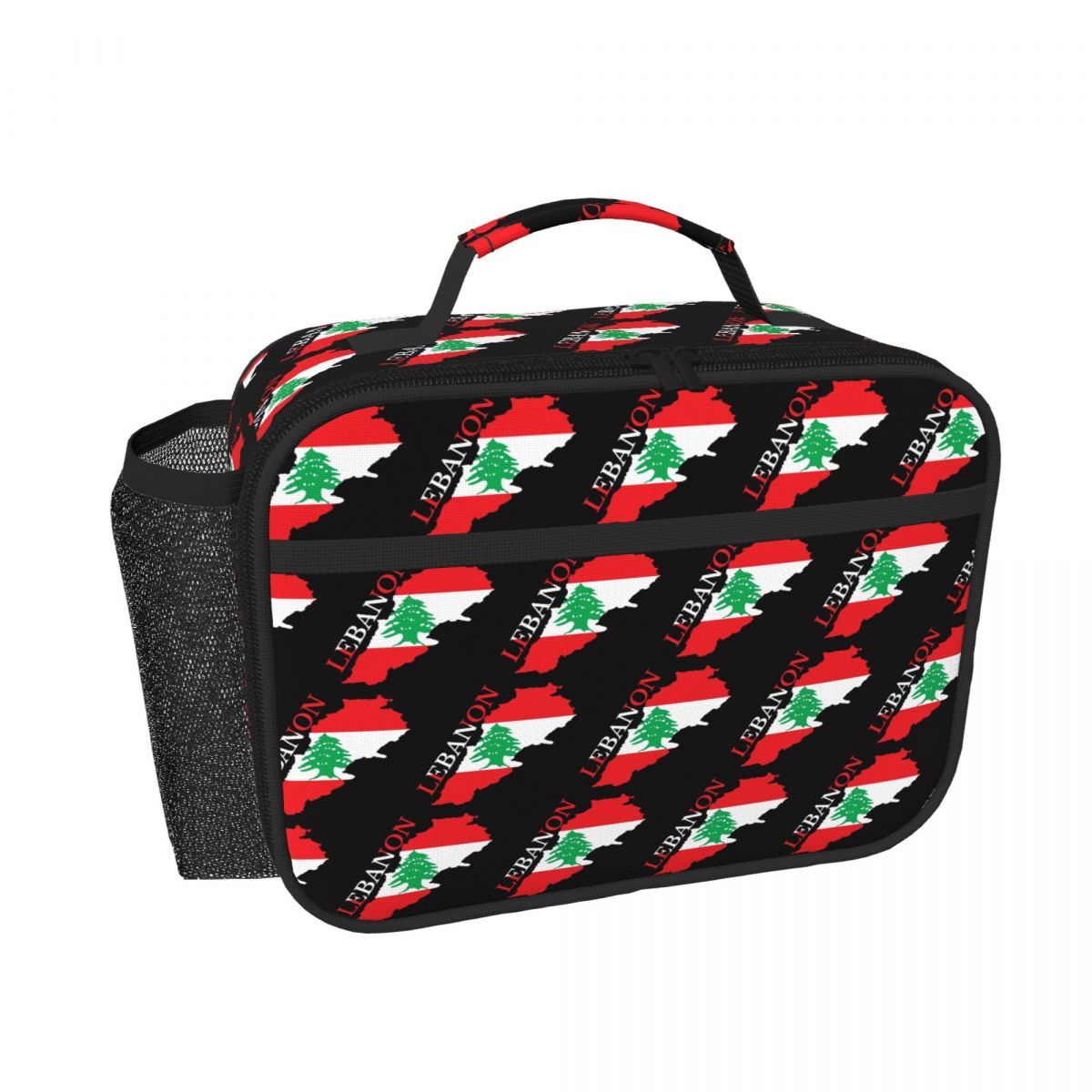 Lebanon Flag Map Insulated Lun - Women Bags Lebanon 评论和价格