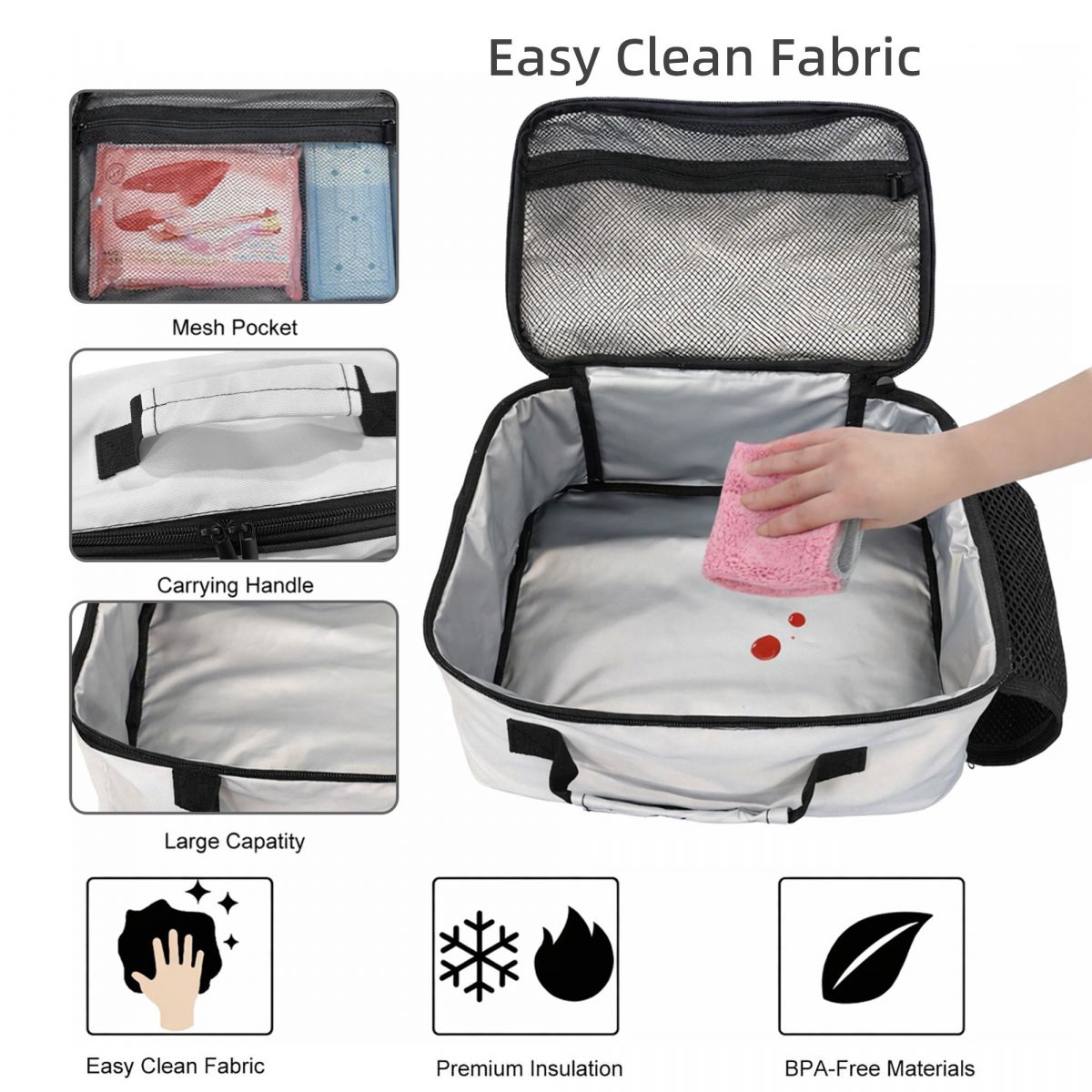 Lebanon Flag Map Insulated Lun - Women Bags Lebanon 评论和价格