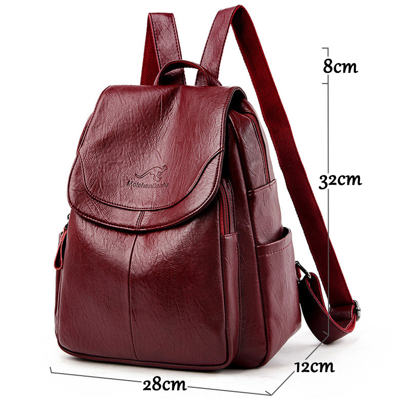9 Color Women Soft Leather Bac - Mini Backpack Women 评论和价格