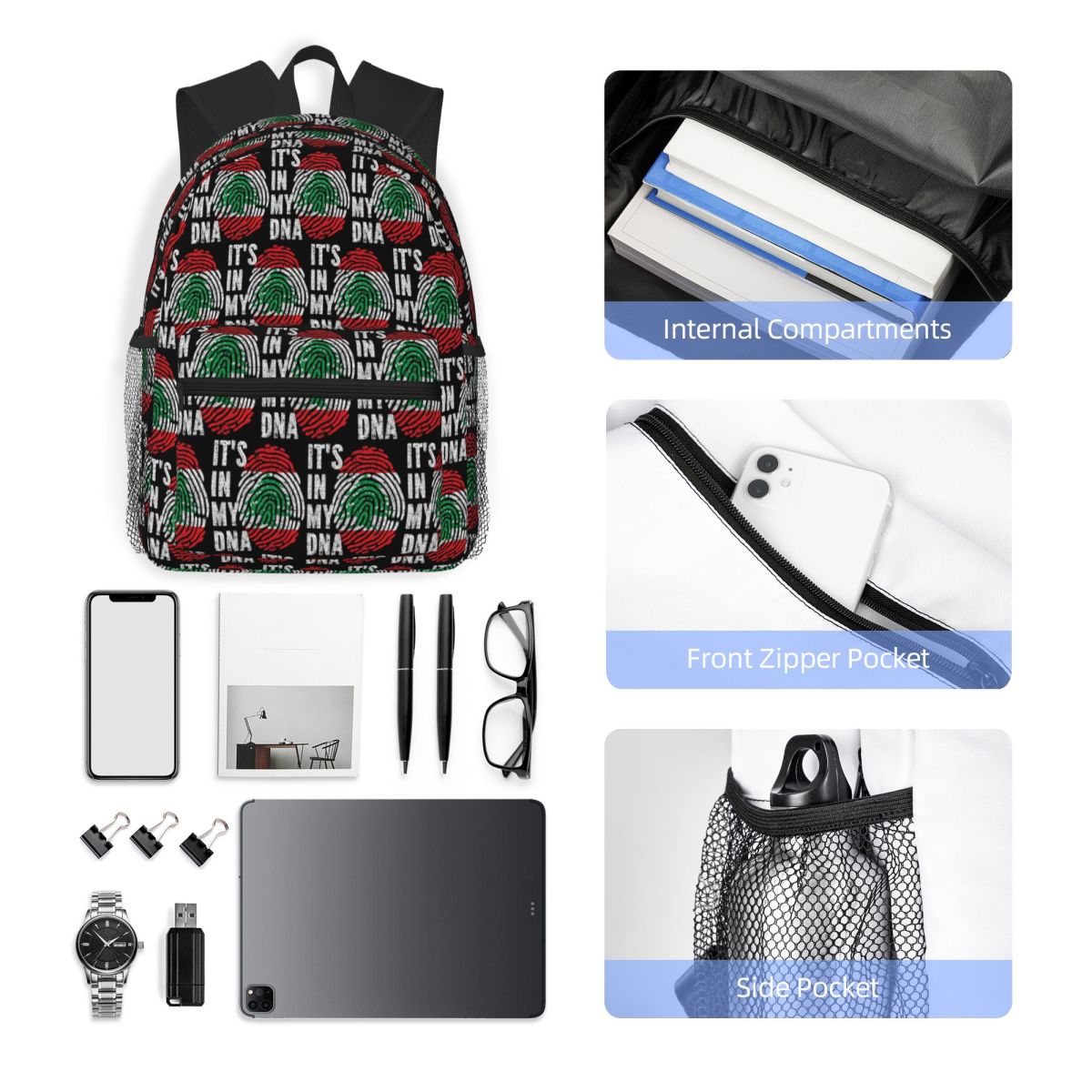 Lebanese Flag Lebanon Heritage - Women Bags Lebanon 评论和价格