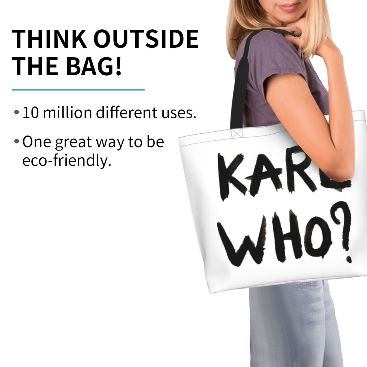 Custom Karl Who Grocery Shoppi - Women'S Karl Bags 评论和价格