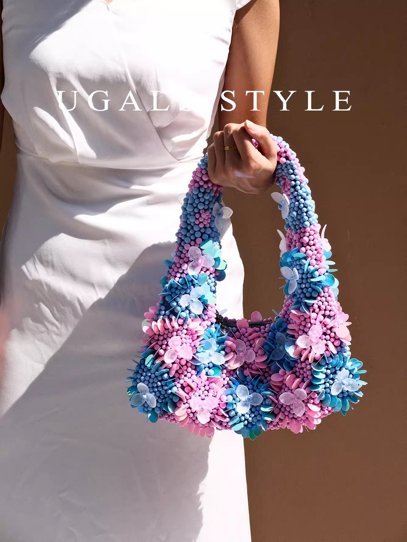 Women Handbag Beads Beaded Han - Women'S Bags Holiday 评论和价格