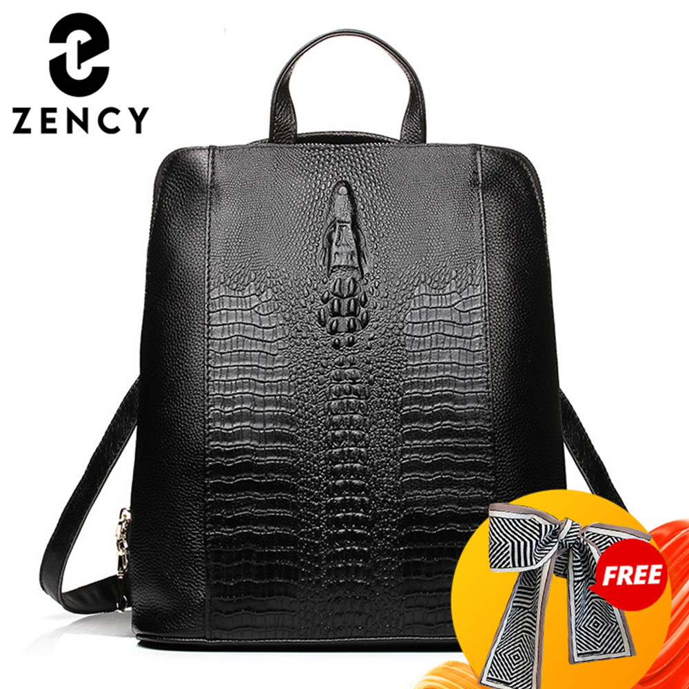 Zency 100% Genuine Leather Kna - Mini Backpack Women 评论和价格