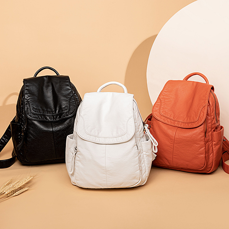 Women's Backpack White Washed  - Mini Backpack Women 评论和价格