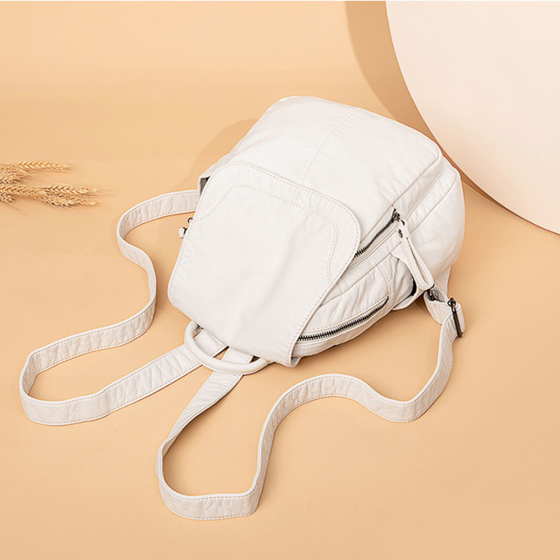 Women's Backpack White Washed  - Mini Backpack Women 评论和价格