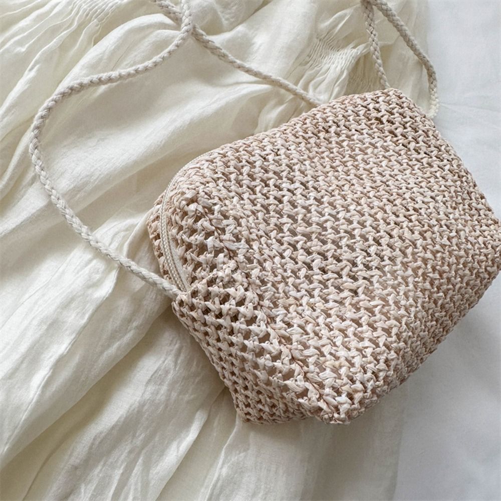 Trendy Women Summer Woven Cros - Women'S Bags Holiday 评论和价格