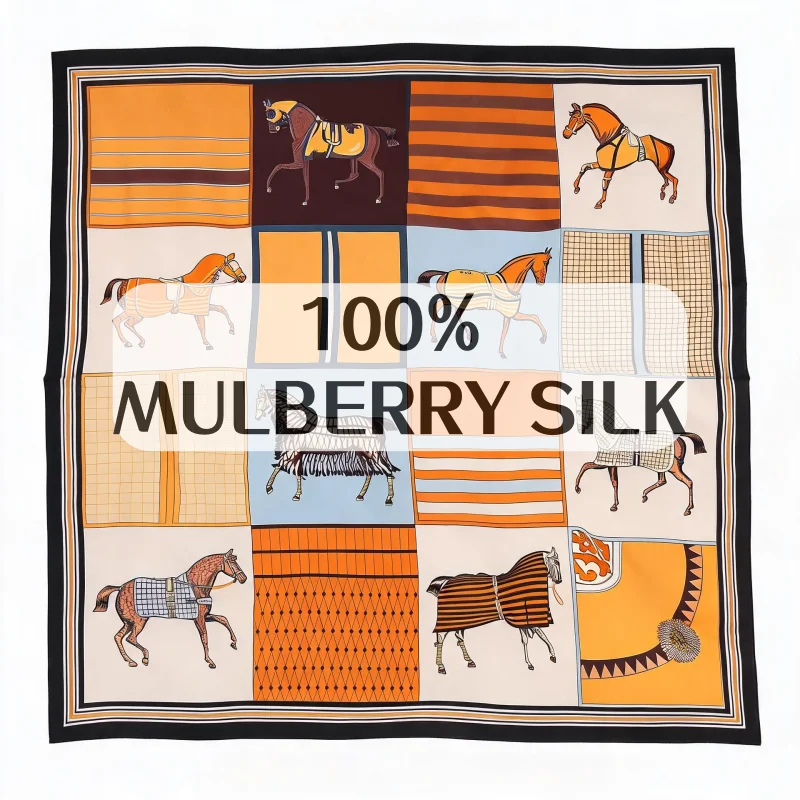 Luxury 100% MULBERRY SILK Squa - Women'S Bags Holiday 评论和价格