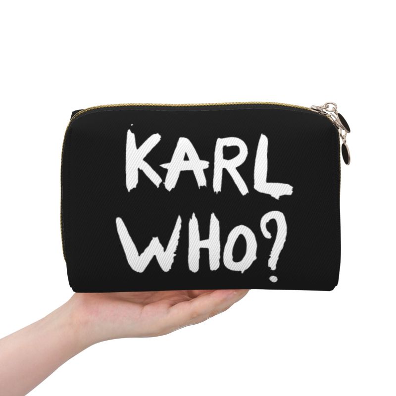 Karl Who Print Leather Makeup  - Women'S Karl Bags 评论和价格