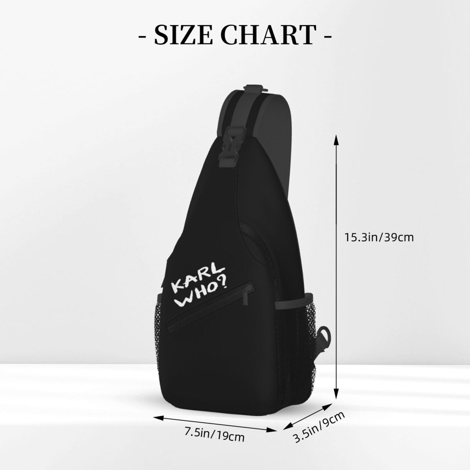Karl Who Text Pattern Chest Ba - Women'S Karl Bags 评论和价格