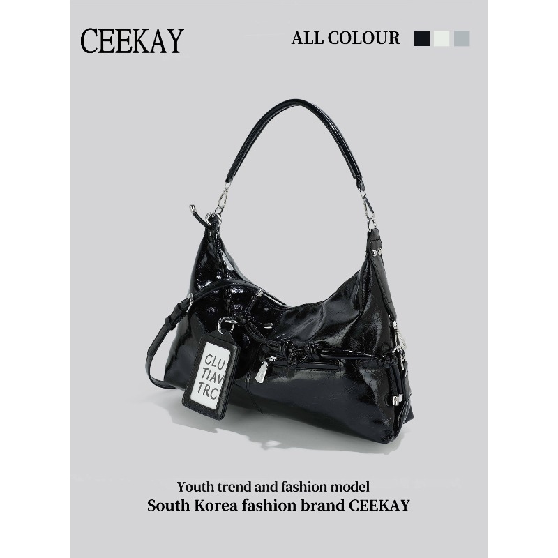 2026 CEEKAY Glossy Leather Hob - Women Bags 2026 Trends 评论和价格