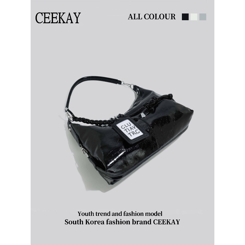 2026 CEEKAY Glossy Leather Hob - Women Bags 2026 Trends 评论和价格