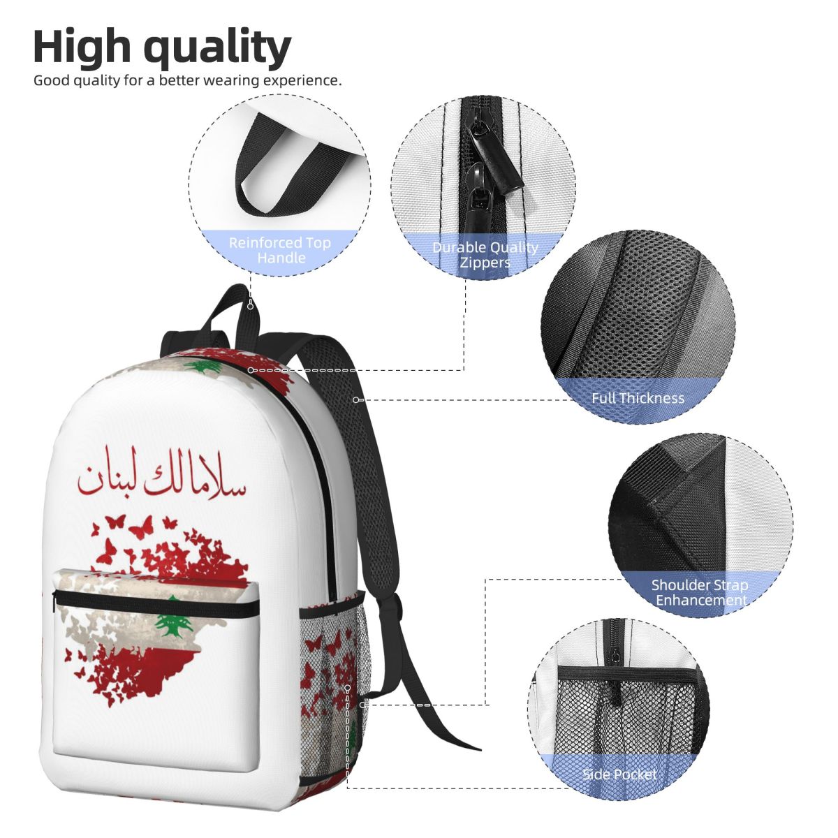 May Peace Come To Lebanon Back - Women Bags Lebanon 评论和价格