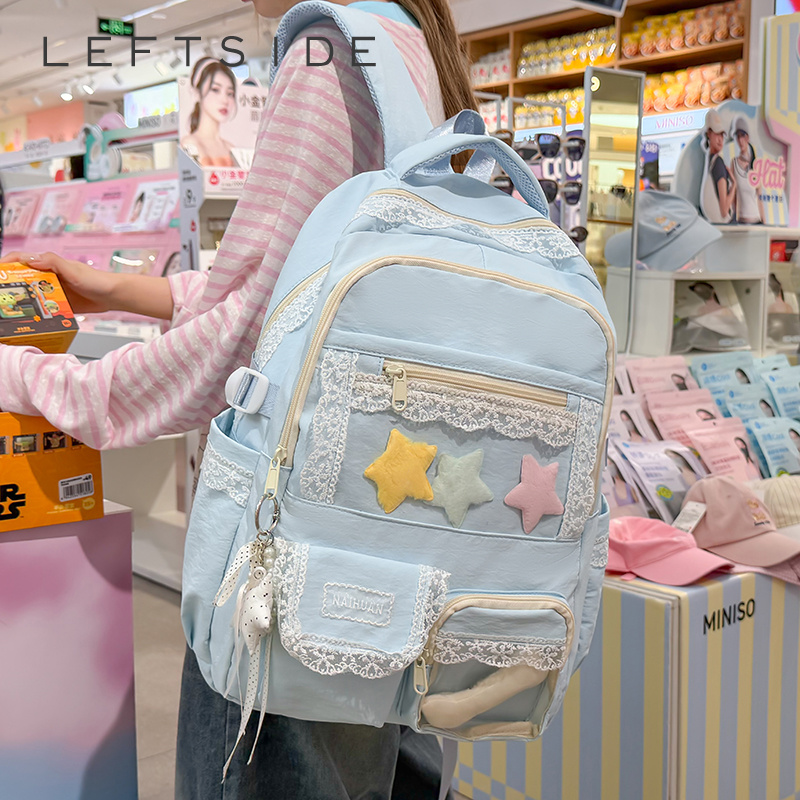 Women Lace Decor Backpack Cute - Women Bags 2026 Trends 评论和价格
