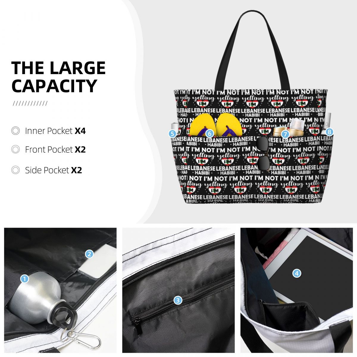 Lebanese Flag Lebanon Heritage - Women Bags Lebanon 评论和价格
