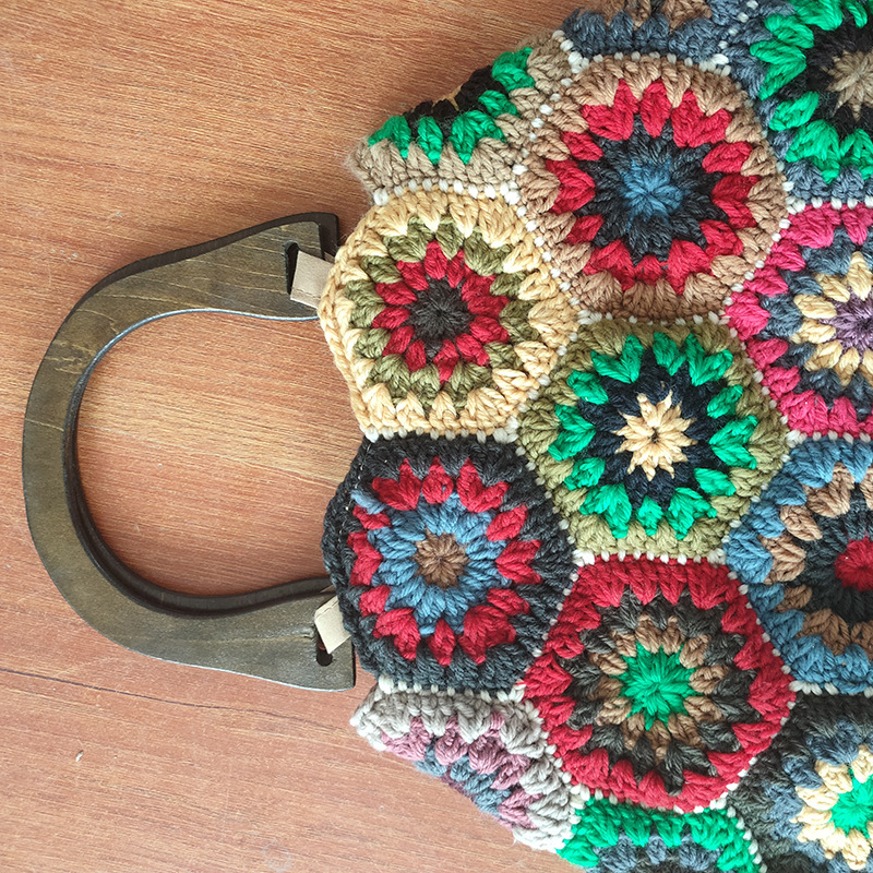 Bohemian Granny SquareCrochet  - Women Bags 2026 Trends 评论和价格