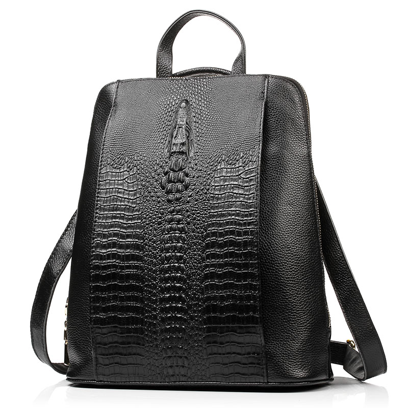 Zency Women's Crocodile Leathe - Mini Backpack Women 评论和价格